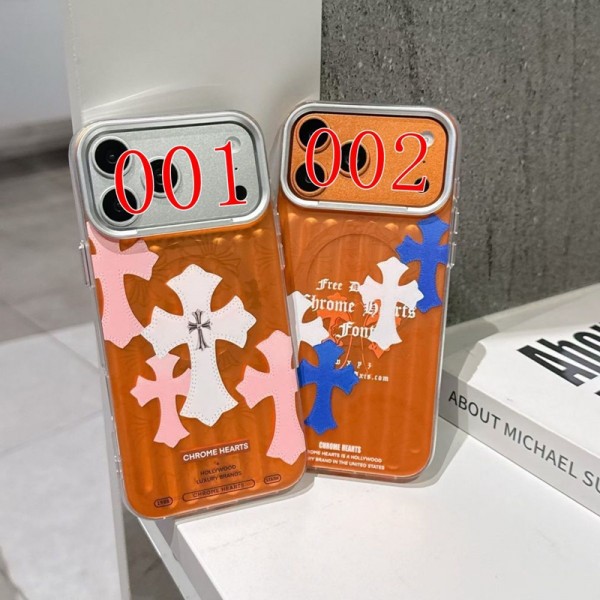 クロムハーツ Chrome Heartsハイブランドiphone 17e 16e 18 17 Pro Max 15 Plusケースカバーアイフォン18/Air/16プロ マックス/15 17 プロ/16カバー 落下防止クロムハーツアイフォン18pro max/17/17e/15/14 13pro 16+ケースブランド 手触り良い 男女兼用iPhone  18 Air 15 14 16 17pro maxケースカバー