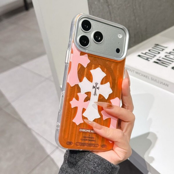 クロムハーツ Chrome Heartsハイブランドiphone 17e 16e 18 17 Pro Max 15 Plusケースカバーアイフォン18/Air/16プロ マックス/15 17 プロ/16カバー 落下防止クロムハーツアイフォン18pro max/17/17e/15/14 13pro 16+ケースブランド 手触り良い 男女兼用iPhone  18 Air 15 14 16 17pro maxケースカバー