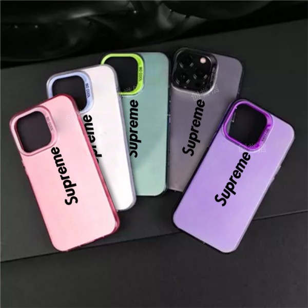 Supreme シュプリームハイブランドiphone 17e 16e 18 17 Pro Max 15 Plusケースカバー耐衝撃のiPhone 18pro max Air 17pro 16e 15 pro max 17eスマホケースブランドiPhone 16プロマックス15 18 17 Air スマホカバー激安アイフォン18pro max/17/17e/15/14 13pro 16+ケースブランド 手触り良い 