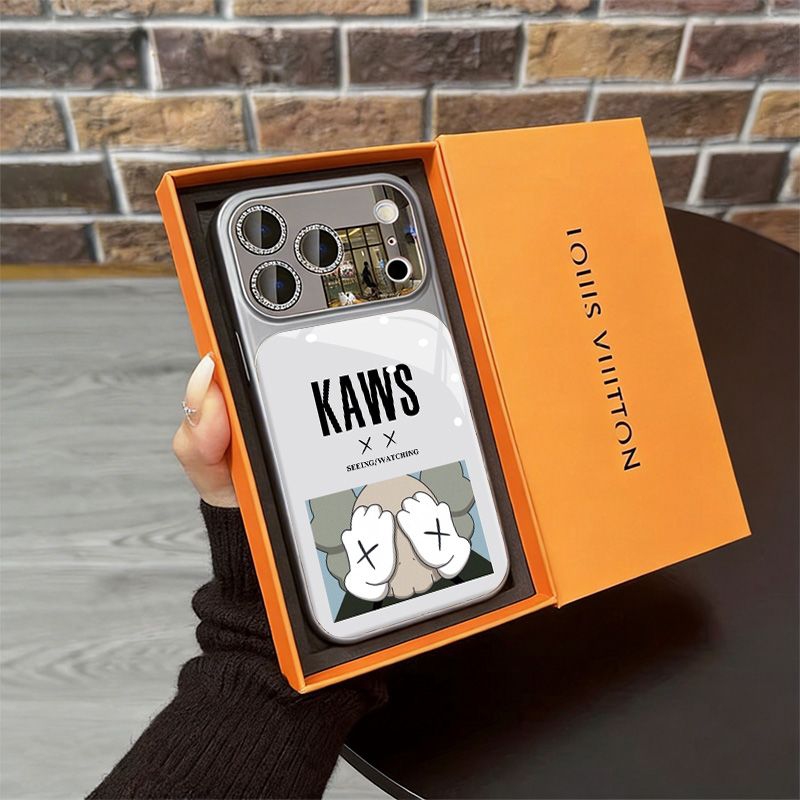 Kaws アイフォン18pro max/17/17e/15/14 13pro 16+ケース