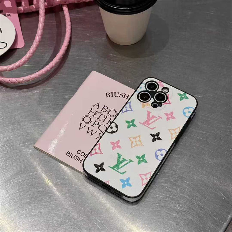 Lv アップル 15+ 14pro 16e 17ブランドスマホカバー
