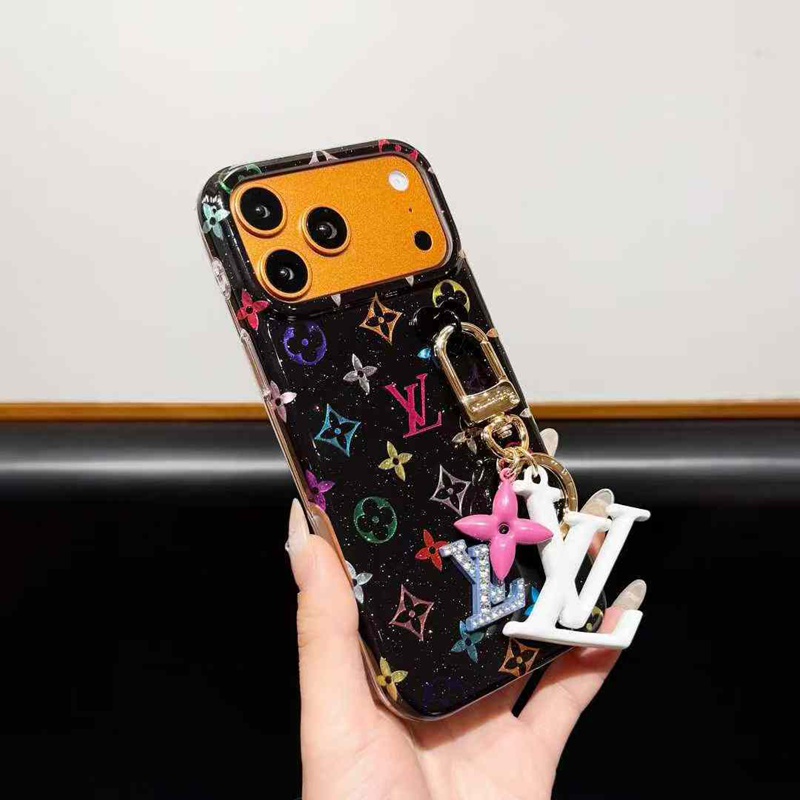 LV アップル 15+ 14pro 16e 17ブランドスマホカバー