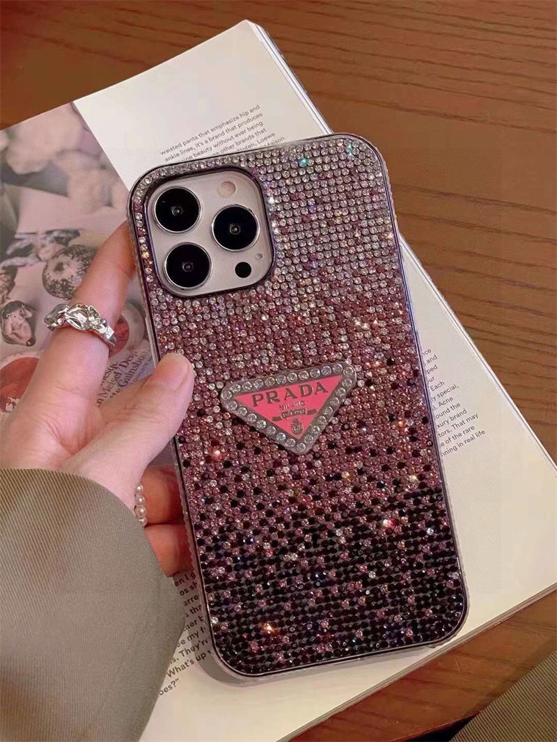 Prada アップル 15+ 14pro 16e 17ブランドスマホカバー