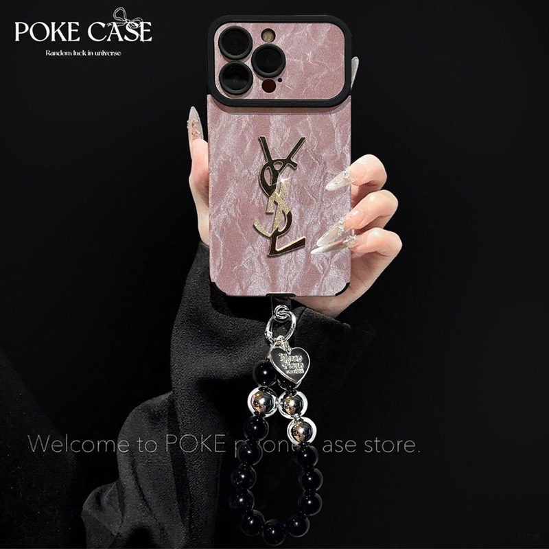 YSLアップル 15+ 14pro 16e 17eブランドスマホカバー