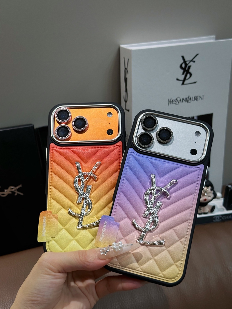 イヴサンローランiPhone 18pro max Air 17pro 16e 15 pro maxケース