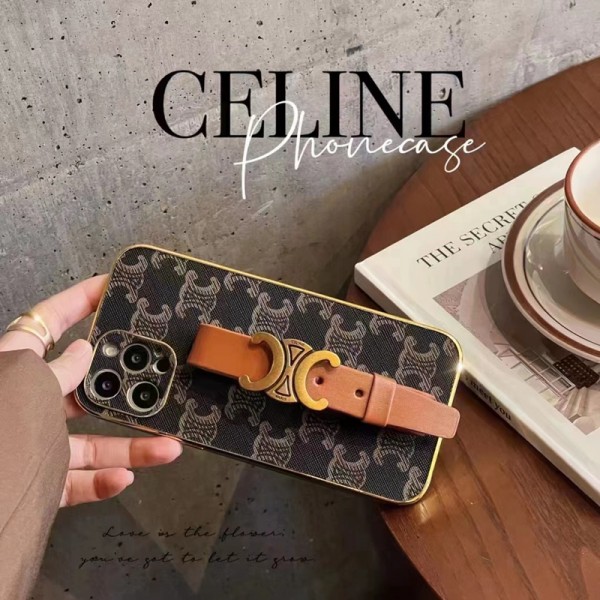 ブランド iphone14/14+/14proケースセリーヌ 塗装デザイン Celine アイフォン14Pro maxスマホカバー キズ防止 高級感 iPhone13pro/13/13Pro maxケース 革ベルト付き iphone 12pro/12/12pro maxケース 落下防止 ファッション 軽量 レディース