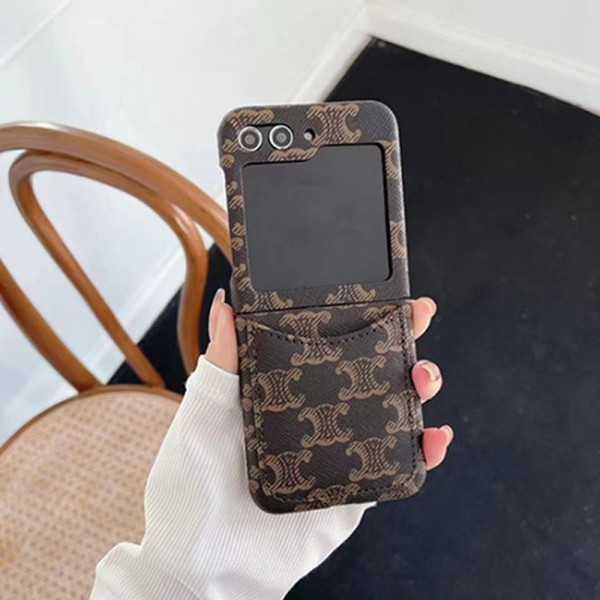 CELINE セリーヌGalaxy Z Flip6 5 4スマホケース 携帯カバー Galaxy z fold5 4 6ブランドスマホケース ブランドギャラクシー Z Flip5 4 6カバー 落下保護Galaxy Z Flip5/4ケース 高級感 シンプル 逸品