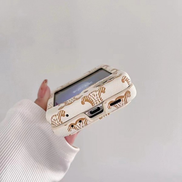 CELINE セリーヌGalaxy Z Flip6 5 4スマホケース 携帯カバー Galaxy z fold5 4 6ブランドスマホケース ブランドギャラクシー Z Flip5 4 6カバー 落下保護Galaxy Z Flip5/4ケース 高級感 シンプル 逸品