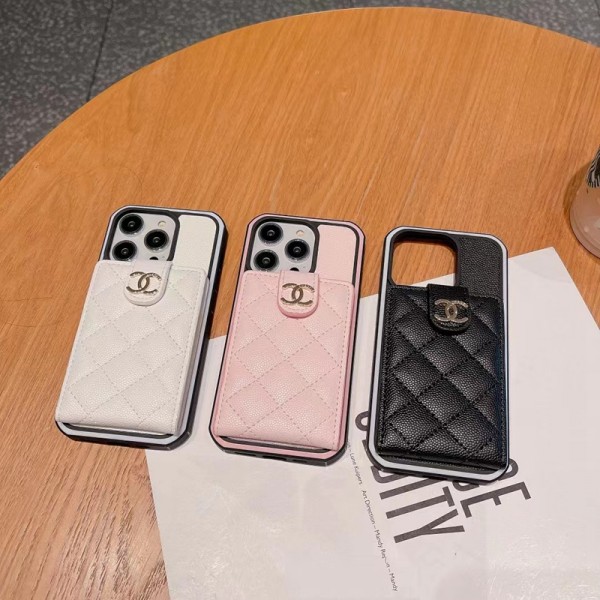 CHANEL アイフォン15plus/14proケース ブランド 収納型 シャネル iphone 14Pro max/14plus革カバー 耐久性 アイフォン13pro/12miniケース 菱格 iphone11 pro maxカバー オシャレ 定番ロゴ入れ 男女兼用