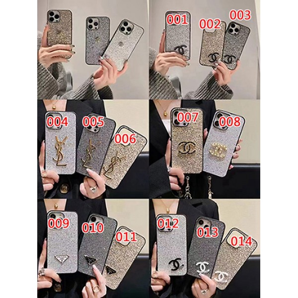 Chanel シャネル Ysl イブサンローラン Prada プラダアイフォン15 plus 14proブランドケースハイブランドiphone 14 Pro Max 15 PlusケースカバーブランドiPhone 15 14 プロマックススマホカバー激安男女兼用iPhone 15 14 pro maxケースカバー