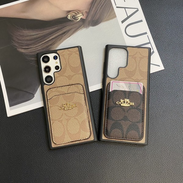 Coach コーチブランドGALAXY S24 アイホン14 15 plus 15 16 proケースレディースメンズブランドギャラクシーs23 s24 + ultraスマホカバー激安パロディかわいいのgalaxy s24 plus ultraケース大人気高級感っぽいブランドスマホケースgalaxy s24