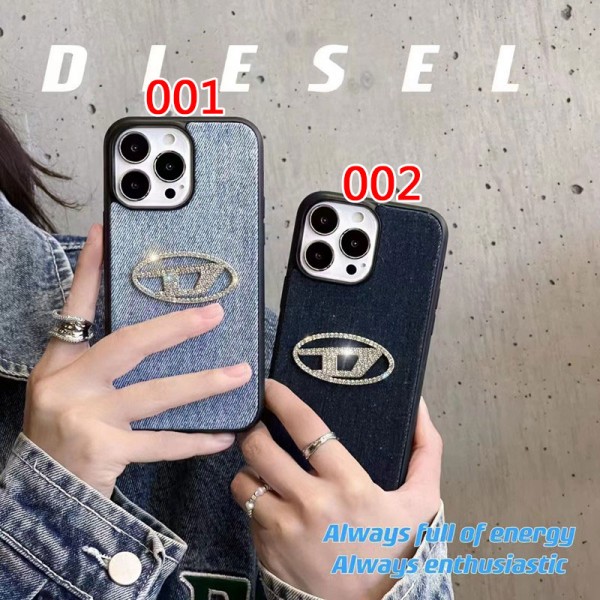 DIESEL ディーゼル ハイブランドiphone 14 Pro Max 15 PlusケースカバーブランドiPhone 15 14 プロマックススマホカバー激安アイフォン15/14proケースブランド 手触り良い 男女兼用iPhone 15 14 pro maxケースカバー
