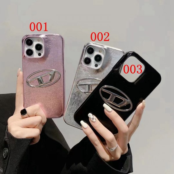 DIESEL ディーゼル ハイブランドiphone 14 Pro Max 15 Plusケースカバー耐衝撃のiPhone 15 14 ultra plusスマホケースアイフォン15/14proケースブランド 手触り良い 男女兼用iPhone 15 14 pro maxケースカバー