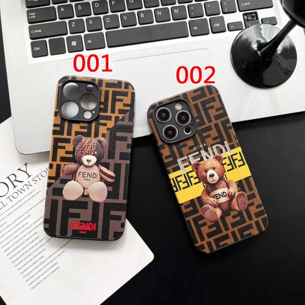 Fendi フェンデイアイフォン15 Plus 14proブランドケースハイブランドiphone 14 Pro Max 15 Plusケースカバーアイフォン 15 14プロ マックス/14プロ/14カバー 落下防止アイフォン15/14proケースブランド 手触り良い 