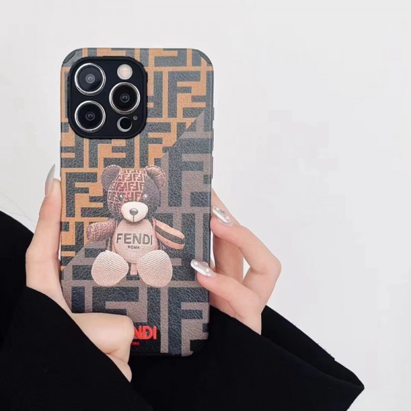 Fendi フェンデイアイフォン15 Plus 14proブランドケースハイブランドiphone 14 Pro Max 15 Plusケースカバーアイフォン 15 14プロ マックス/14プロ/14カバー 落下防止アイフォン15/14proケースブランド 手触り良い 