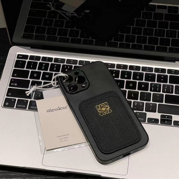 LOEWE ロエベアイフォン15 ultra 14proブランドケース Samsung S24+Ultra ハイブランドiphone 14 Pro Max 15 Plusケースカバーアイフォン 15 14プロ マックス/14プロ/14カバー 落下防止アイフォン15/14proケースブランド 手触り良い 