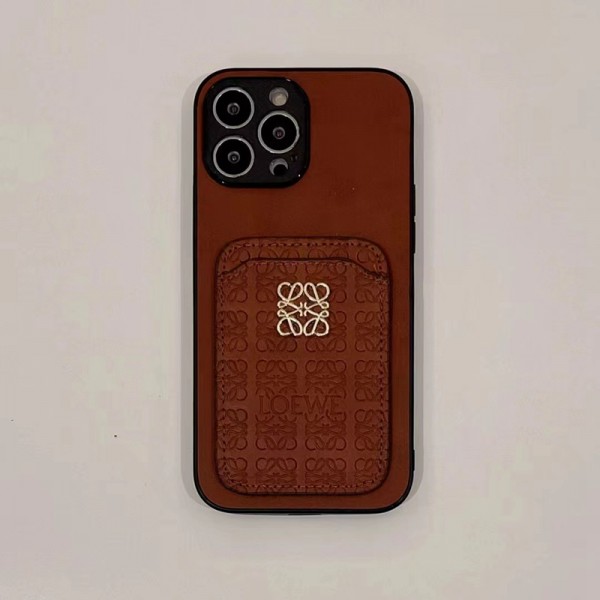 LOEWE ロエベアイフォン15 ultra 14pro 16ブランドケース Samsung S24+Ultra ハイブランドiphone 14 Pro Max 15 Plusケースカバーアイフォン 15 14プロ マックス/14プロ/14カバー 落下防止アイフォン15/14proケースブランド 手触り良い 