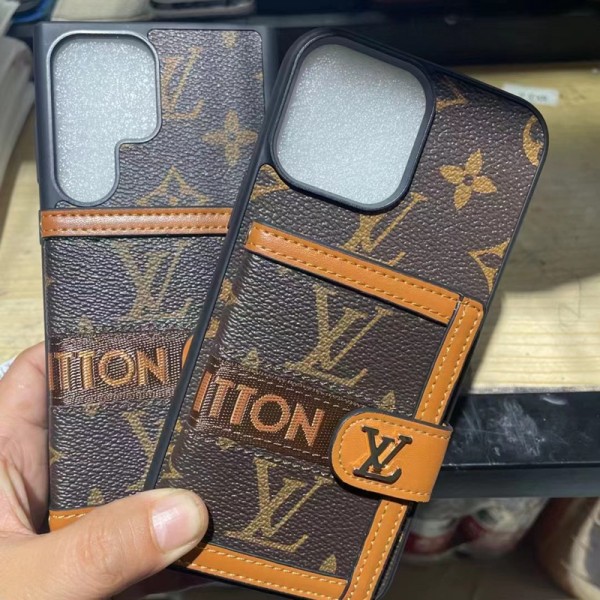 Lv ルイヴィトンブランドギャラクシーs23 s22 + ultraスマホカバー激安iPhone  14 15 plus 15 ultraケース パロディブランドSamsung S23 Ultra Plusケース 落下保護かわいいのgalaxy s23 ultra plusケース大人気高級感っぽいブランドスマホケースgalaxy s23