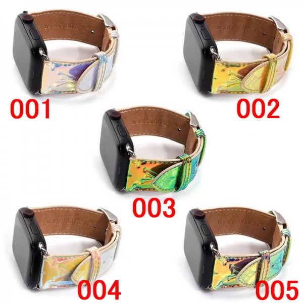 Lv ルイヴィトンモノグラム アップルウォッチ9 10/Ultra2ハンド かわいい芸能人愛用 Galaxy Watch6 Classic/5 Pro/4/3ベルトApple Watch 9 レザー製芸能人愛用 アップルウォッチUltra2Apple Watch 9ベルト 腕時計 ストラップアップルウォッチ7バンド 調節可能Apple Watch 7ベルト シリコン