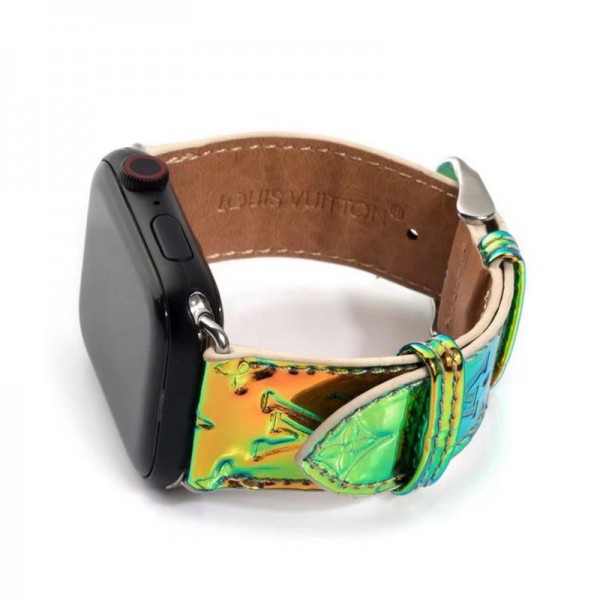 Lv ルイヴィトンモノグラム アップルウォッチ9 10/Ultra2ハンド かわいい芸能人愛用 Galaxy Watch6 Classic/5 Pro/4/3ベルトApple Watch 9 レザー製芸能人愛用 アップルウォッチUltra2Apple Watch 9ベルト 腕時計 ストラップアップルウォッチ7バンド 調節可能Apple Watch 7ベルト シリコン