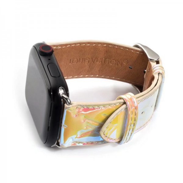 Lv ルイヴィトンモノグラム アップルウォッチ9 10/Ultra2ハンド かわいい芸能人愛用 Galaxy Watch6 Classic/5 Pro/4/3ベルトApple Watch 9 レザー製芸能人愛用 アップルウォッチUltra2Apple Watch 9ベルト 腕時計 ストラップアップルウォッチ7バンド 調節可能Apple Watch 7ベルト シリコン