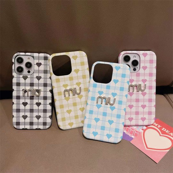 ミュウミュウ MiuMiu男女兼用samsung s24/s23ultra iphone 14 15 plus 16ブランドコピーケースブランドSamsung S23 Ultra s24 s22 Plusケース 落下保護かわいいのgalaxy s24 plus ultraケース大人気高級感っぽいブランドスマホケースgalaxy s24