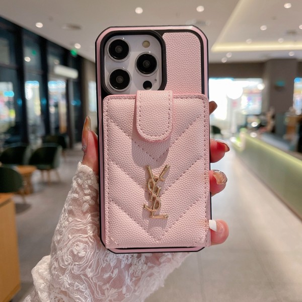 イヴサンローランgalaxy s23 s22 plus ultraケース ブランド iPhone15pro 16 pro maxカバー 上質レザー ビジネス ysl アイフォン14plusスマホカバー カードポケット付き iPhone13/13pro max/13 proケース 金具ロゴ 高級感 iPhone 12 mini/12/11pro maxスマホケース 滑り止め レディース