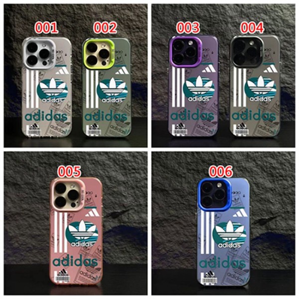 Adidas アディダスアイフォン 15 14プロ マックス/14プロ/14カバー 落下防止耐衝撃のiPhone 15 pro max 14  plusスマホケースブランドiPhone 15 14 プロマックススマホカバー激安アイフォン15/14proケースブランド 手触り良い 