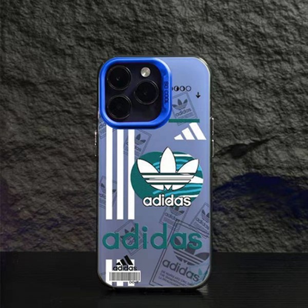 Adidas アディダスアイフォン 15 14プロ マックス/14プロ/14カバー 落下防止耐衝撃のiPhone 15 pro max 14  plusスマホケースブランドiPhone 15 14 プロマックススマホカバー激安アイフォン15/14proケースブランド 手触り良い 