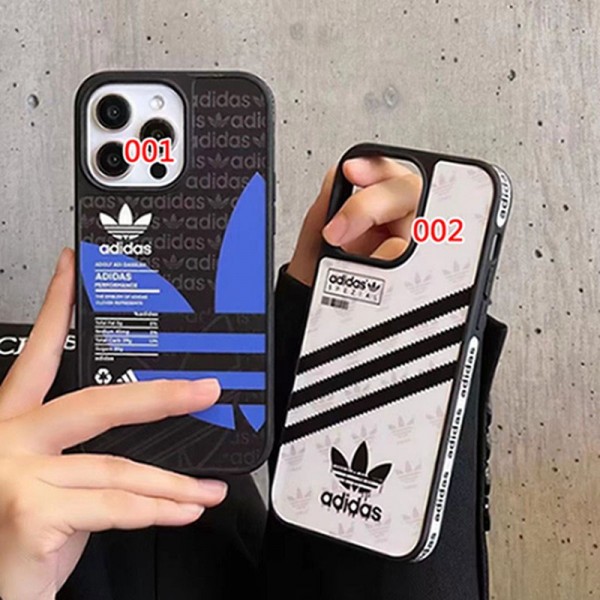 Adidas アディダスアイフォン15 plus 14proブランドケース耐衝撃のiPhone 15 pro max 14  plusスマホケースブランドiPhone 15 14 プロマックススマホカバー激安男女兼用iPhone 15 14 pro maxケースカバー