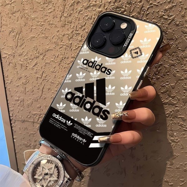 Adidas アディダスハイブランドiphone Air 16e 14 17 Pro Max 15 PlusケースカバーブランドiPhone  16プロマックス15 14 17 Air スマホカバー激安アイフォン17/air/15/14 13pro 12 16+ケースブランド 手触り良い 男女兼用iPhone  Air 15 14 16 17pro maxケースカバー