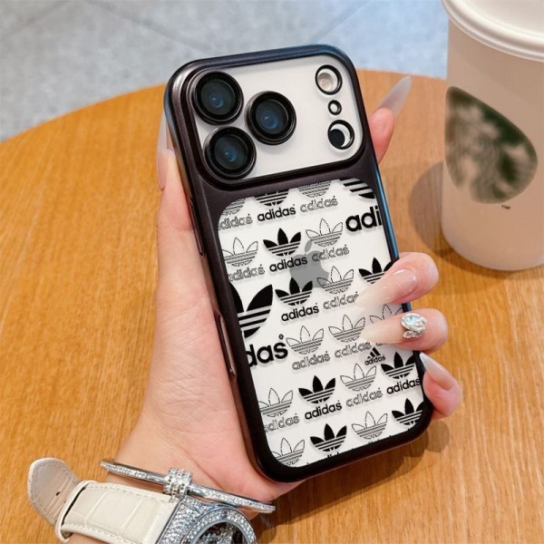 Adidas アディダスアイフォン17 air 16 pro max 15 plus 14pro 16e ブランドケースハイブランドiphone Air 16e 14 17 Pro Max 15 Plusケースカバー耐衝撃のiPhone Air 17pro 16e 15 pro max 14  13 12 plusスマホケース男女兼用iPhone  Air 15 14 16 17pro maxケースカバー