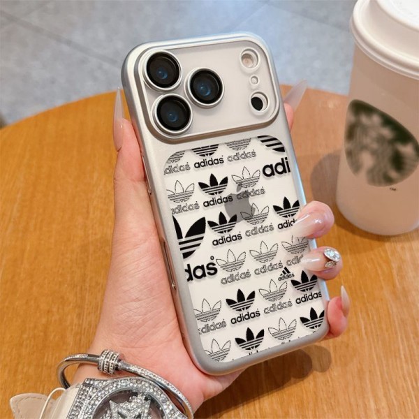 Adidas アディダスアイフォン17 air 16 pro max 15 plus 14pro 16e ブランドケースハイブランドiphone Air 16e 14 17 Pro Max 15 Plusケースカバー耐衝撃のiPhone Air 17pro 16e 15 pro max 14  13 12 plusスマホケース男女兼用iPhone  Air 15 14 16 17pro maxケースカバー