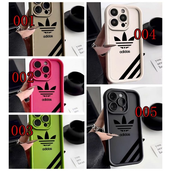 Adidas アディダスハイブランドiphone 17e 16e 14 17 Pro Max 15 PlusケースカバーアイフォンAir /16プロ マックス/15 17 プロ/16カバー 落下防止耐衝撃のiPhone Air 17pro 16e 15 pro max 17eスマホケースアイフォン17/17e/15/14 13pro 12 16+ケースブランド 手触り良い 