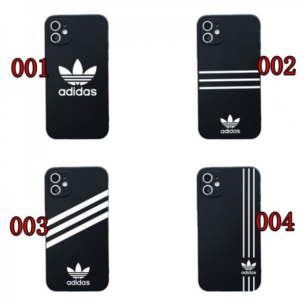 Adidas アディダスアイフォン17 air 16 pro max 15 plus 14pro 16e ブランドケースハイブランドiphone 17e 16e 14 17 Pro Max 15 PlusケースカバーブランドiPhone  16プロマックス15 14 17 Air スマホカバー激安アイフォン17/17e/15/14 13pro 12 16+ケースブランド 手触り良い 