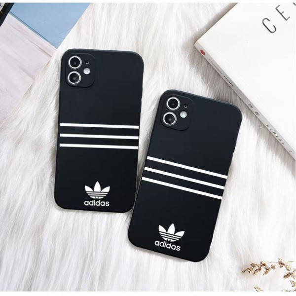 Adidas アディダスアイフォン17 air 16 pro max 15 plus 14pro 16e ブランドケースハイブランドiphone 17e 16e 14 17 Pro Max 15 PlusケースカバーブランドiPhone  16プロマックス15 14 17 Air スマホカバー激安アイフォン17/17e/15/14 13pro 12 16+ケースブランド 手触り良い 