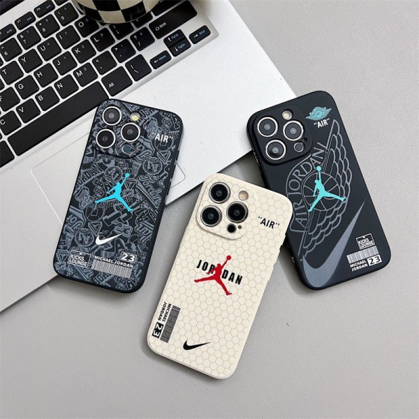 Jordan ジョーダンアイフォン16 pro max 15 plus 14pro 16e ブランドケースハイブランドiphone16e 14 Pro Max 15 Plusケースカバーアイフォン15/14 13pro 12 16+ケースブランド 手触り良い 男女兼用iPhone 15 14 16 pro maxケースカバー