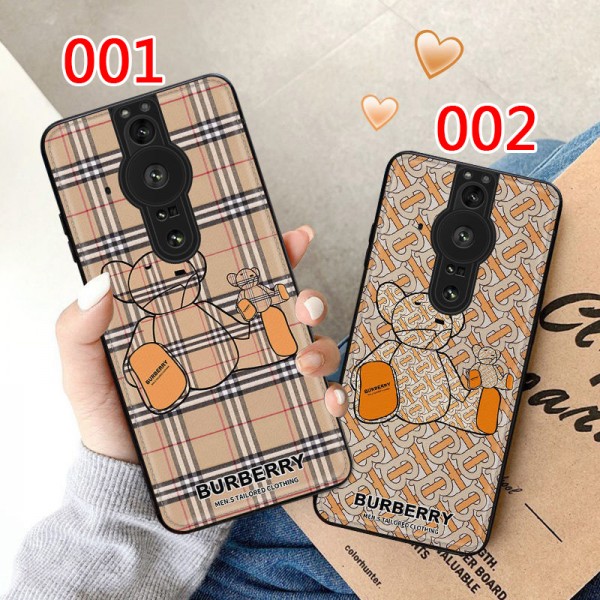 BURBERRY エクスペリア1 10 v/5iv携帯カバー スリム 人気 バーバリー GALAXY A54/S23 S22 S21 plus ultraスマホケース革ケース ブランド アイフォン 15 14 pro max/13 mini/12 pro/11カバー 軽量 流行り  落下保護 フィット 手入れ安い 男女兼用