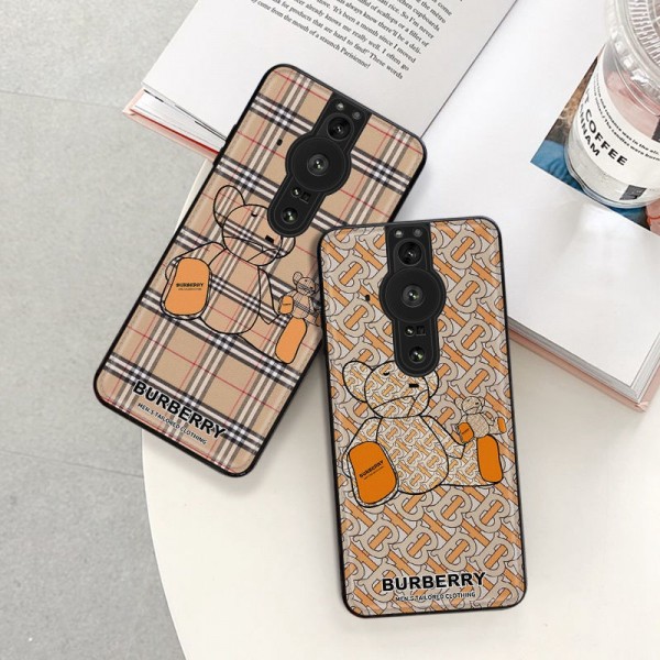 BURBERRY エクスペリア1 10 v/5iv携帯カバー スリム 人気 バーバリー GALAXY A54/S23 S22 S21 plus ultraスマホケース革ケース ブランド アイフォン 15 14 pro max/13 mini/12 pro/11カバー 軽量 流行り  落下保護 フィット 手入れ安い 男女兼用