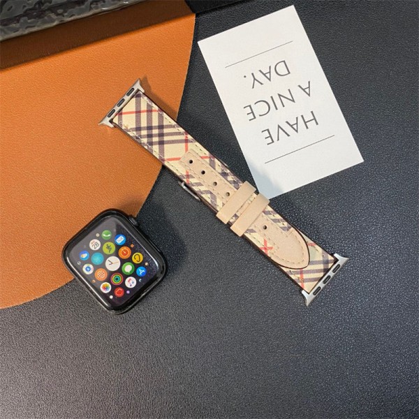 Burberry バーバリーブランド アップルウォッチ9 10ハンド かわいい芸能人愛用 アップルウォッチUltra2，Apple Watch 9 10ベルト 腕時計 ストラップapple watch ultra/8/7/6/5/4/3/2/1バンド メンズ レディースアップルウォッチ7バンド 調節可能