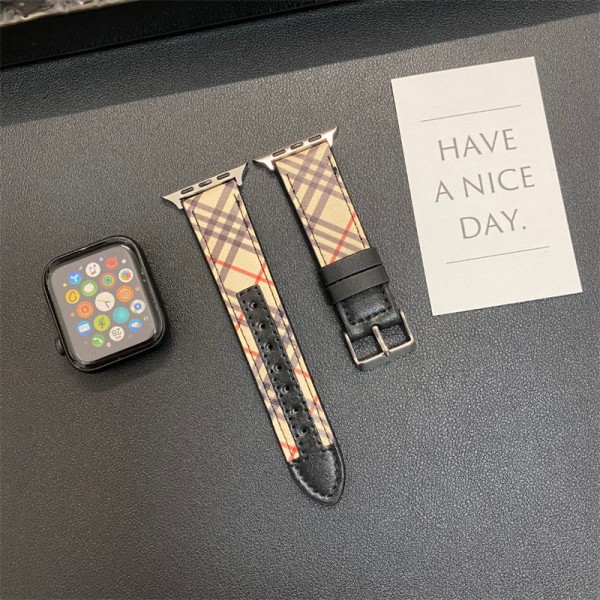 Burberry バーバリーブランド アップルウォッチ9 10ハンド かわいい芸能人愛用 アップルウォッチUltra2，Apple Watch 9 10ベルト 腕時計 ストラップapple watch ultra/8/7/6/5/4/3/2/1バンド メンズ レディースアップルウォッチ7バンド 調節可能