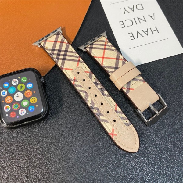 Burberry バーバリーブランド アップルウォッチ9 10ハンド かわいい芸能人愛用 アップルウォッチUltra2，Apple Watch 9 10ベルト 腕時計 ストラップapple watch ultra/8/7/6/5/4/3/2/1バンド メンズ レディースアップルウォッチ7バンド 調節可能