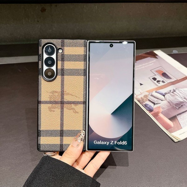 バーバリーかわいいGalaxy Z flip Fold 5 4 6 7 ケース 耐衝撃レザー バーバリーGalaxy Z Flip7 5 4 6スマホケース 携帯カバーSamsung Z Fold5 4 6 7スマホケース気質オシャレブランドBurberry ギャラクシー Z Flip7 5 4 6カバー 落下保護