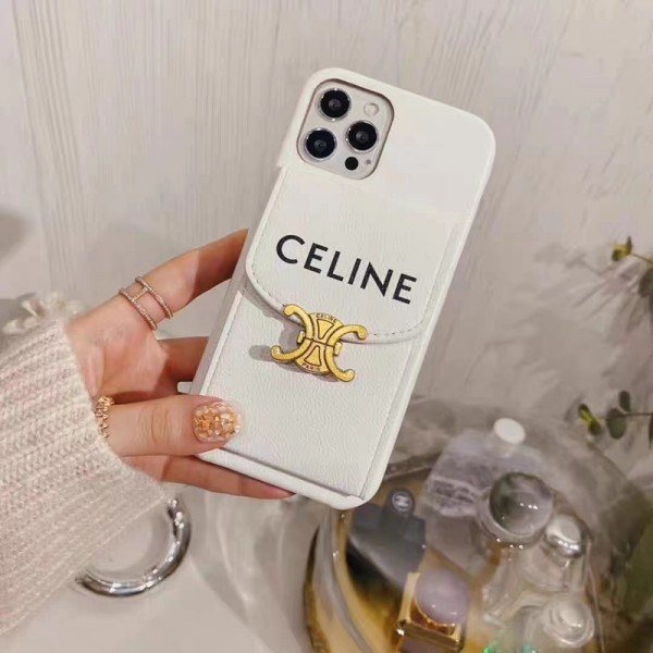 セリーヌ Samsung S23 ultra plus革製ケース 隠すミラー 落下保護 Celine ギャラクシー s22+/s21ultra/s20カバー カードポケット 高級感 ブランド galaxy note20/note20ultraケース スタイリッシュ  おしゃれ ペア揃い