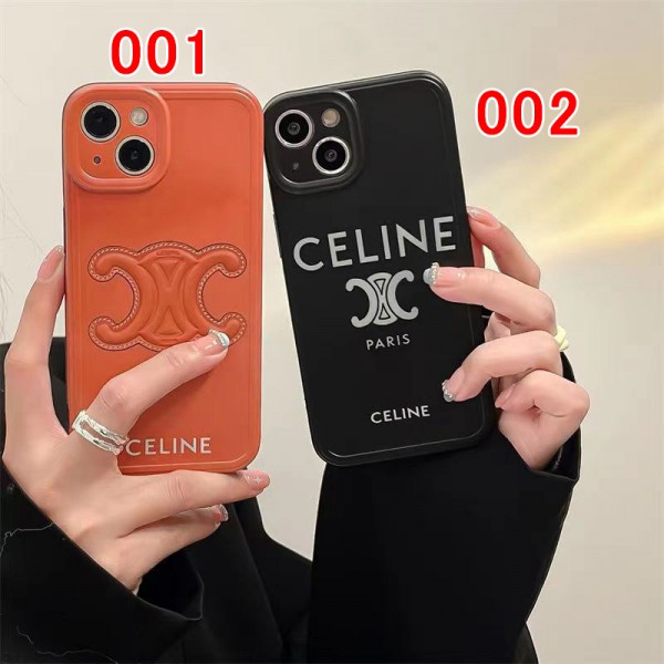 ブランド Celine/セリーヌ iPhone14proスマホケース 大き目ロゴ CELINE アイフォン14 plus pro max携帯カバー 柔らか 落下保護 iPhone 13/ 13 pro /13 pro maxケース 欧米風 おしゃれ アップル12 pro max/11/12proカバーケース レンズ保護 メンズ