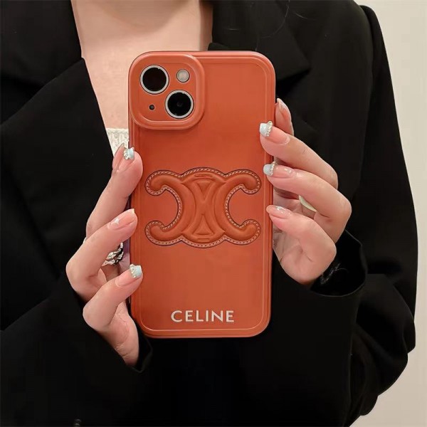 ブランド Celine/セリーヌ iPhone14proスマホケース 大き目ロゴ CELINE アイフォン14 plus pro max携帯カバー 柔らか 落下保護 iPhone 13/ 13 pro /13 pro maxケース 欧米風 おしゃれ アップル12 pro max/11/12proカバーケース レンズ保護 メンズ