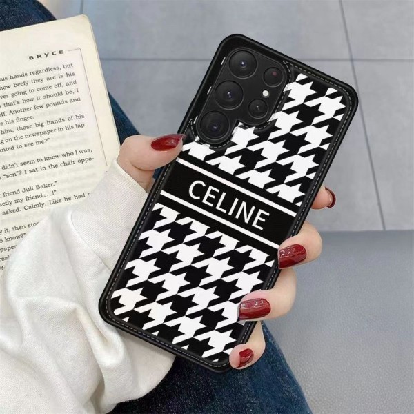 ブランド Celine 千鳥格の柄 Galaxy s23 ultra plus/a54スマホケース 薄型 軽量 セリーヌ iPhone 15 14pro max/13 miniカバー スリム 放熱性よい ギャラクシーs22+/s21ultra/a53ケース オシャレ アイフォン14+/13 12 pro max/11 proケース耐衝撃