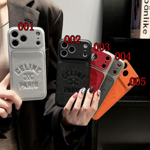 CELINE セリーヌアイフォン17 air 16 pro max 15 plus 14pro 16e ブランドケースアイフォンAir /16プロ マックス/15 17 プロ/16カバー 落下防止アイフォン17/air/15/14 13pro 12 16+ケースブランド 手触り良い 男女兼用iPhone  Air 15 14 16 17pro maxケースカバー