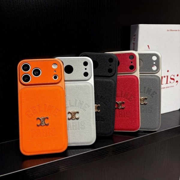 CELINE セリーヌアイフォン17 air 16 pro max 15 plus 14pro 16e ブランドケースアイフォンAir /16プロ マックス/15 17 プロ/16カバー 落下防止アイフォン17/air/15/14 13pro 12 16+ケースブランド 手触り良い アップル 15+ 14pro 16e 17ブランドスマホカバー薄型オシャレ