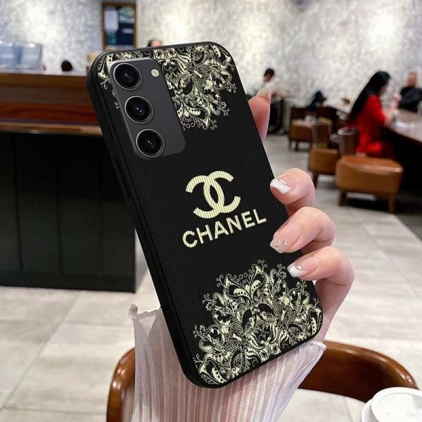 Chanel シャネルギャラクシー S23 S22 Ultra Plus ケースセレブ愛用Galaxy S23 S22 iphone 14 13 12 pro maxケースブランドギャラクシーs23 s22 + ultraスマホカバー激安パロディ高級感っぽいブランドスマホケースgalaxy s23